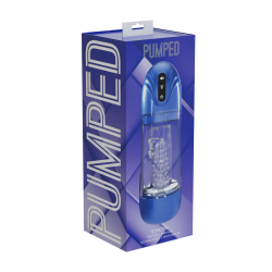 Pumped Masturbateur Sonicpull Vibrations et Succion Bleu
